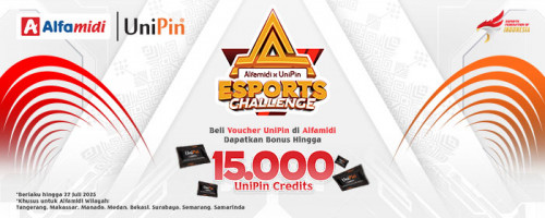 Ikutin Keseruan Turnamen MLBB Bareng Alfamidi! Dapatkan Bonus UniPin Credits hingga 15.000!